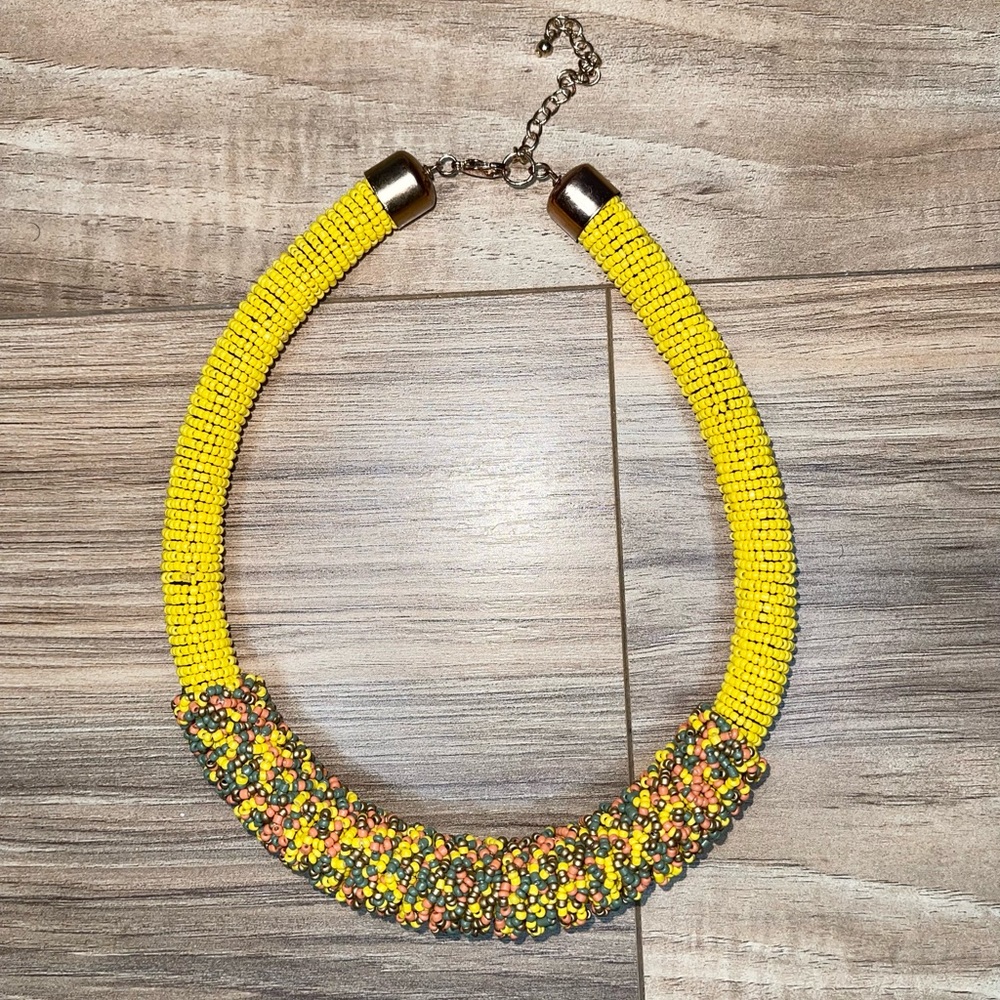 Tube Beaded Necklace